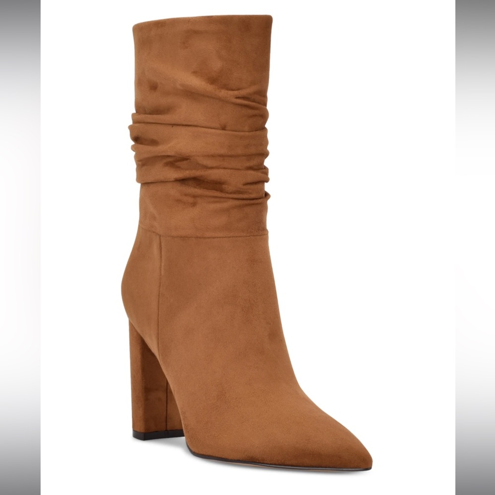 Nine West suede heeled boots 9.5